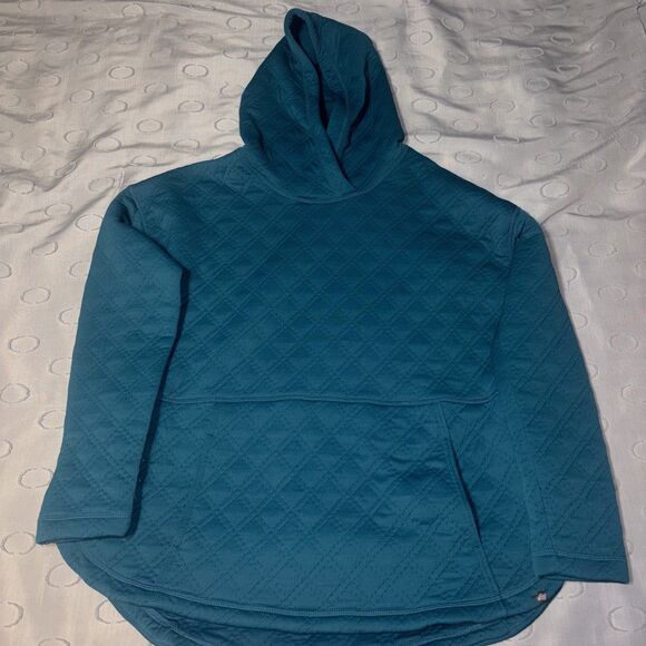 Women’s Eddie Bauer Quilted Pullover Hoodie Size Large - Picture 5 of 8